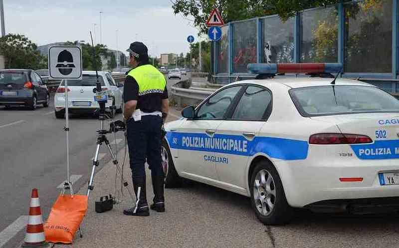 Cagliari, ecco le postazioni dell’autovelox nel mese di ottobre