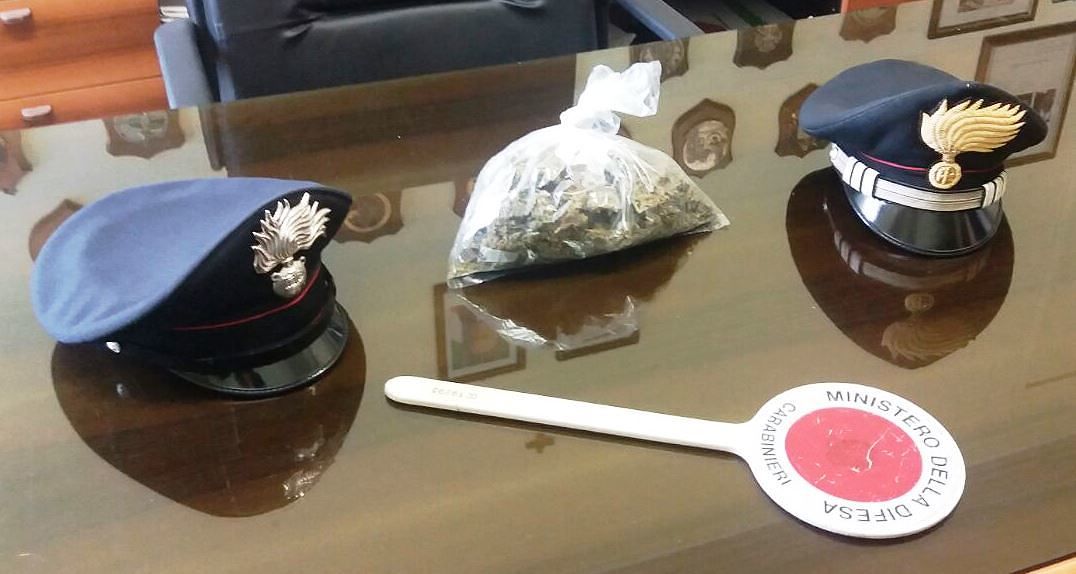 Tortolì, da un terreno spunta un borsello con oltre un etto di marijuana