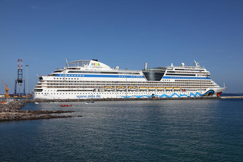 Troppo vento a Cagliari, la crociera Aida Blu “salta” la fermata