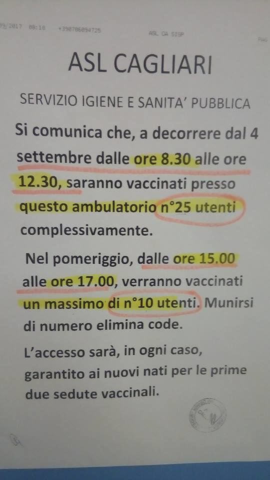 Vaccini a Quartu, esplode la rabbia dei genitori: “Lotteria per 25 fortunati”