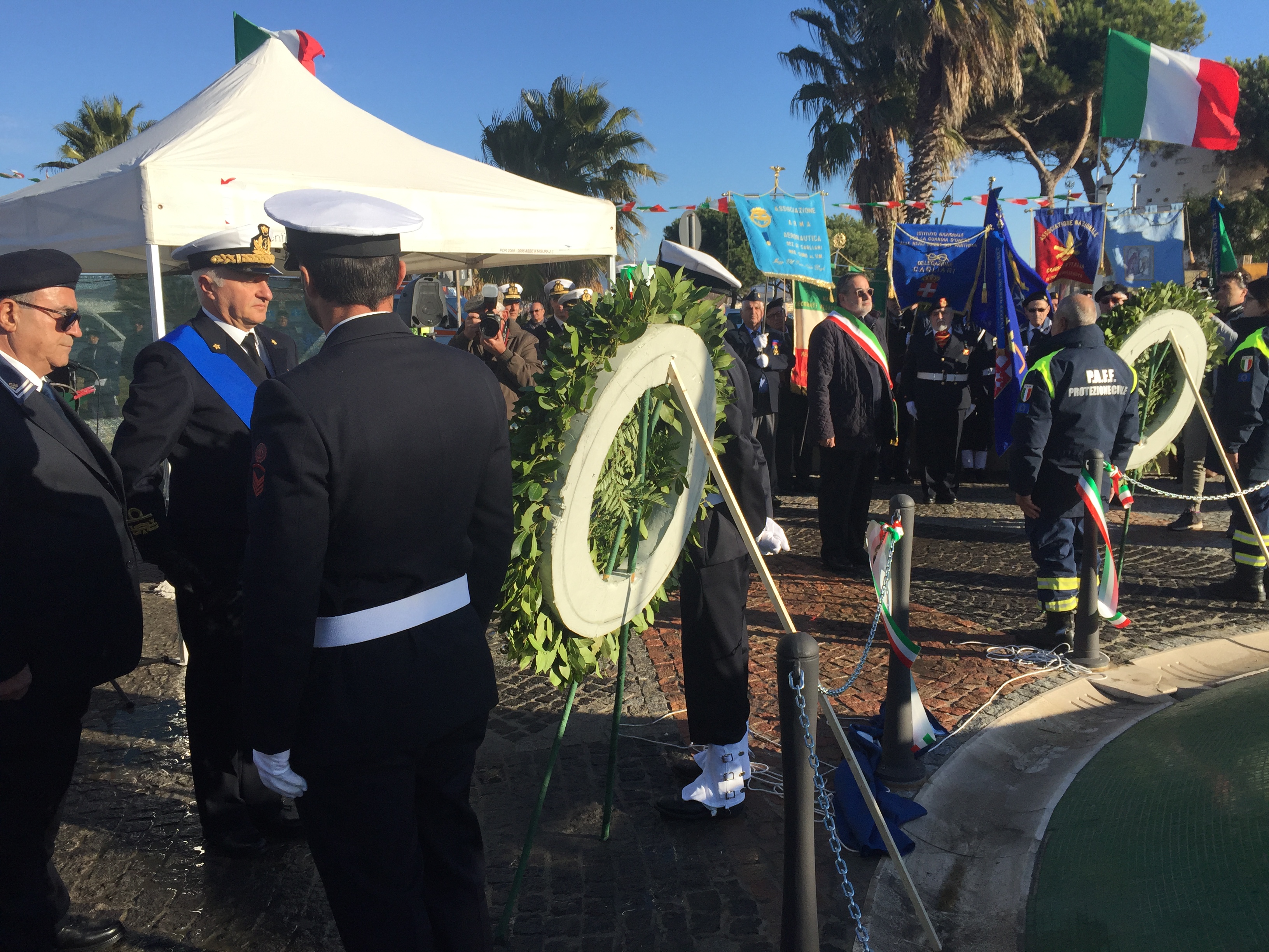 Quartu ha un nuovo monumento dedicato ai marinai caduti nelle due guerre mondiali