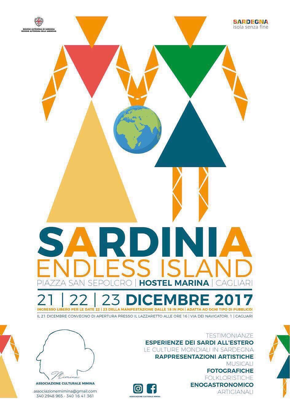 Tre giorni dedicati ai sardi nel mondo e al “mal di Sardegna”