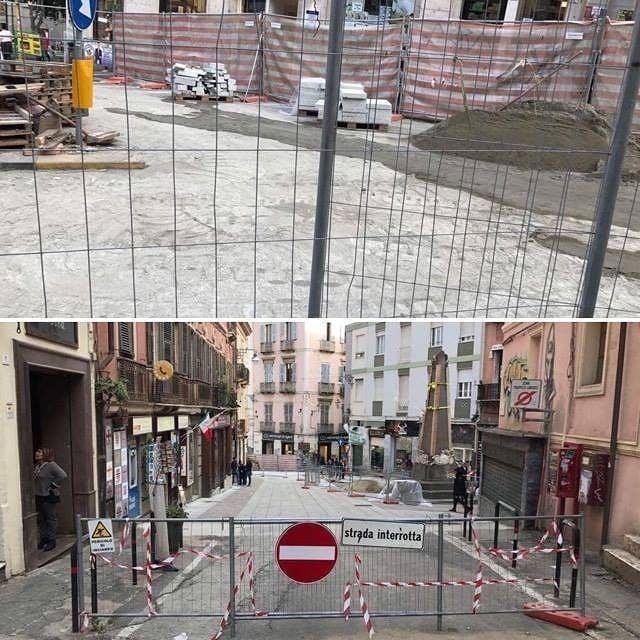 Lavori in piazza Costituzione: via Mazzini resta pedonale