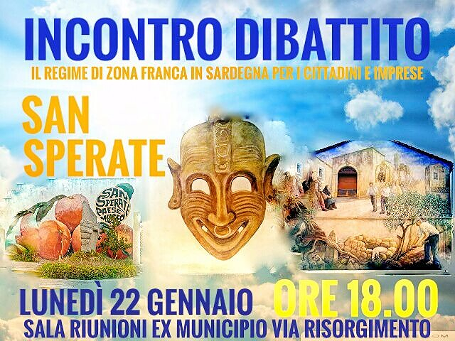 San Sperate, domani dibattito verità sulla zona franca: applicabile in Sardegna?