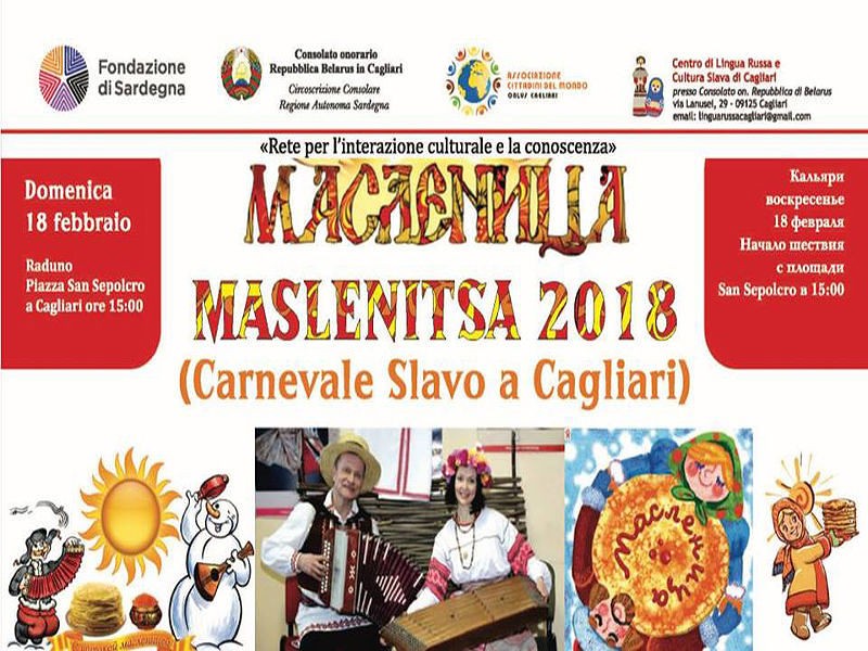 Maschere, giochi e crepes: a Cagliari il Carnevale slavo colora la Marina