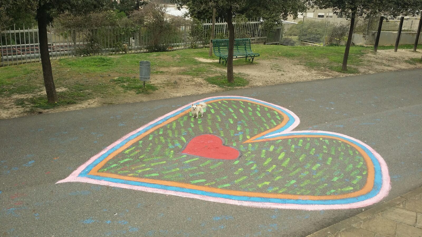 Il cuore selvaggio del parco di San Michele: è boom di selfie col nuovo graffito