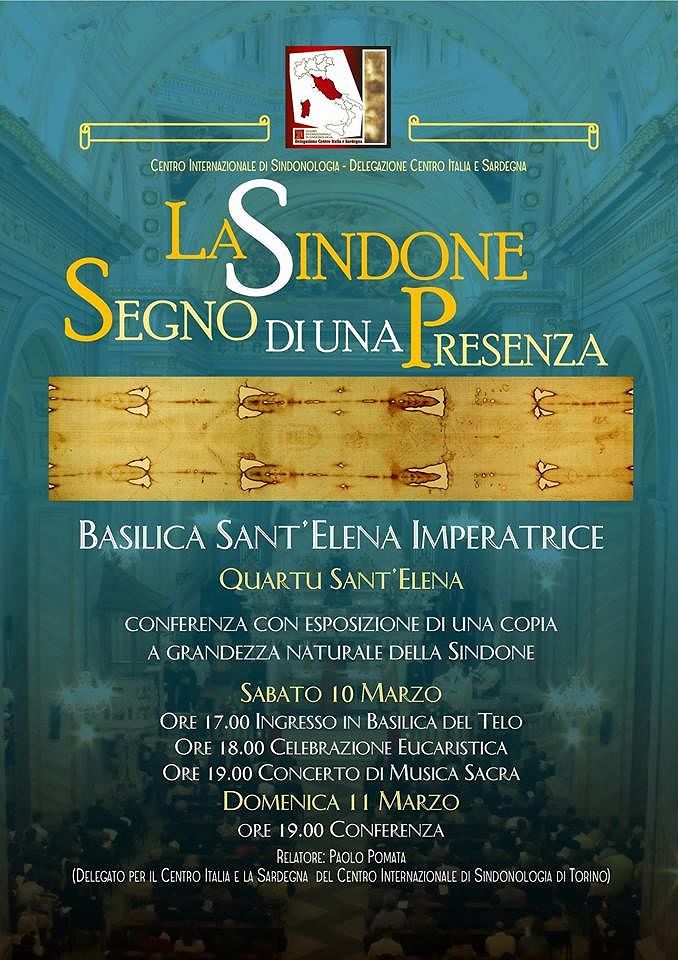 La Sindone, segno di una presenza: a Quartu una copia del Telo