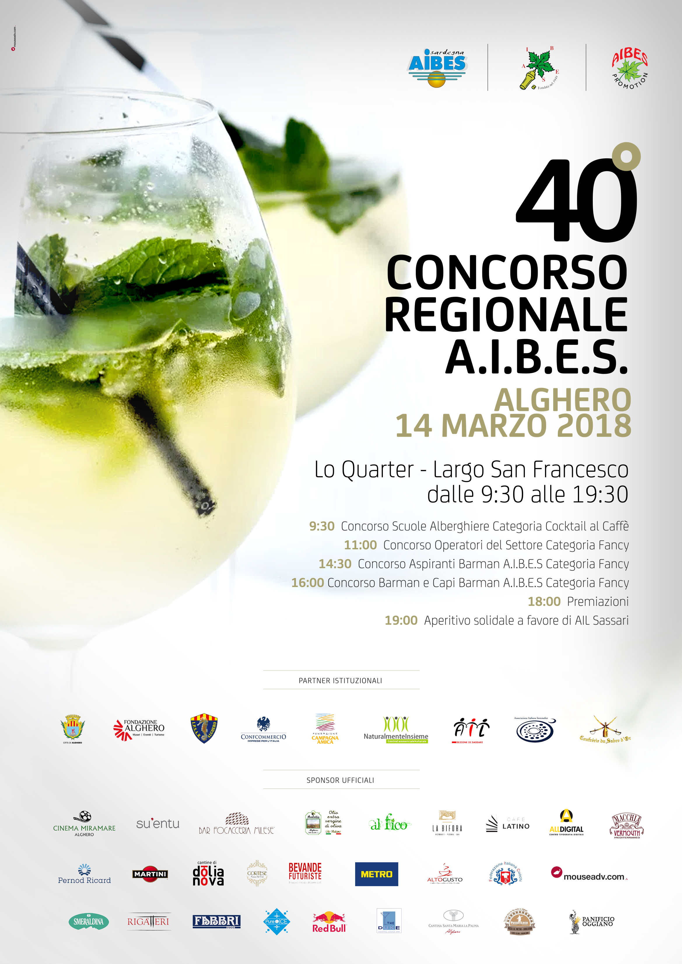 Ad Alghero il 40° concorso regionale barman 