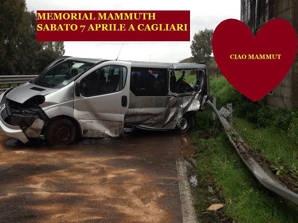 Cagliari, furgone distrutto in un incidente: via alla “Paradura artistica”