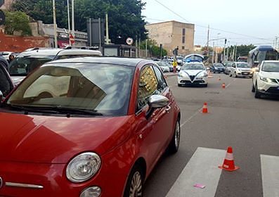Cagliari, anziana investita sulle strisce pedonali in via Bacaredda