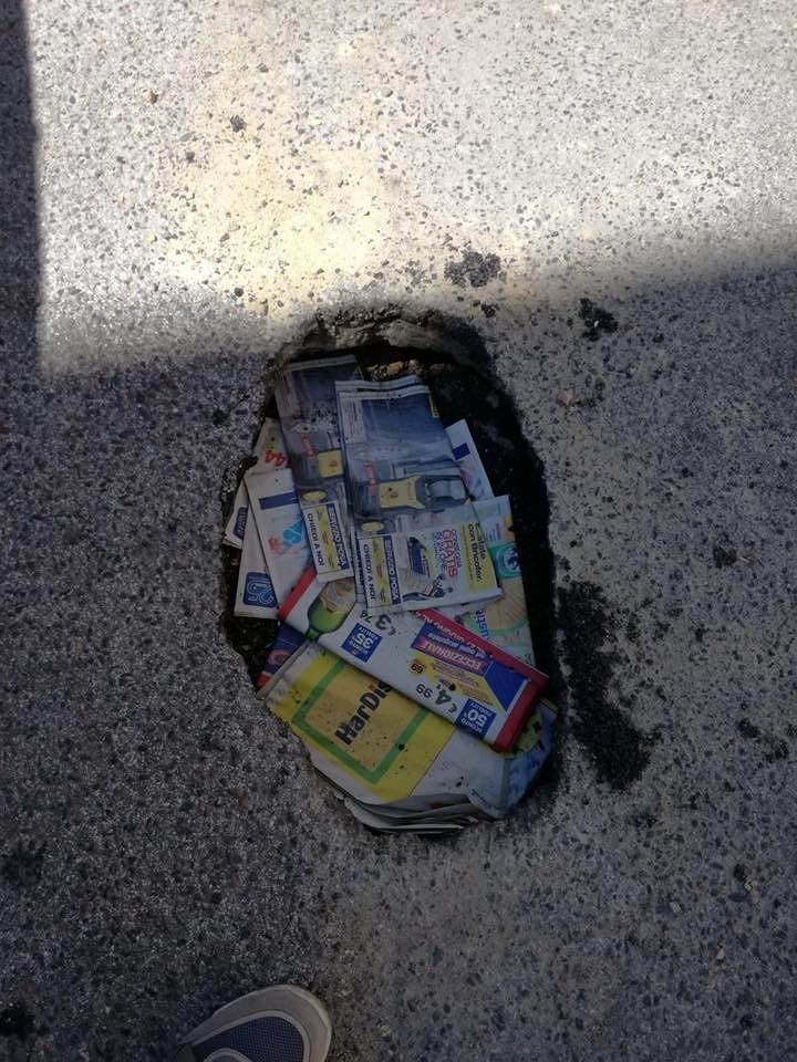 Quartu, caos buche sulle strade: c’è addirittura chi le utilizza come cassonetti
