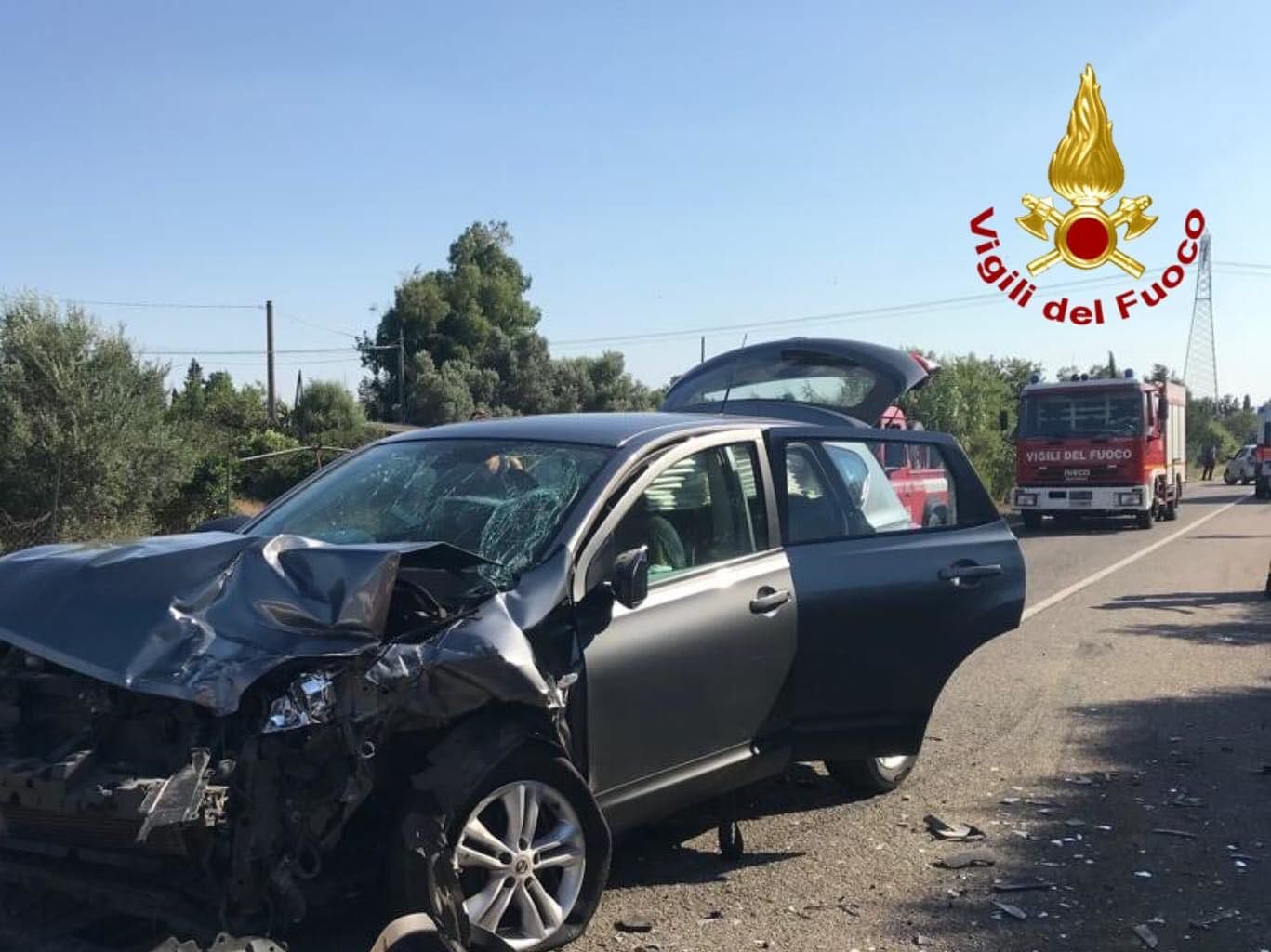 San Sperate, scontro tra quattro auto sulla Statale 130dir: tre feriti