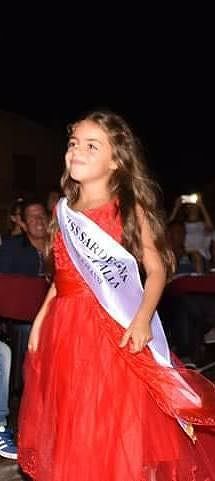 Aurora Pedditzi, 7 anni, di Quartucciu: è la splendida Miss Sardegna Bella d’Italia