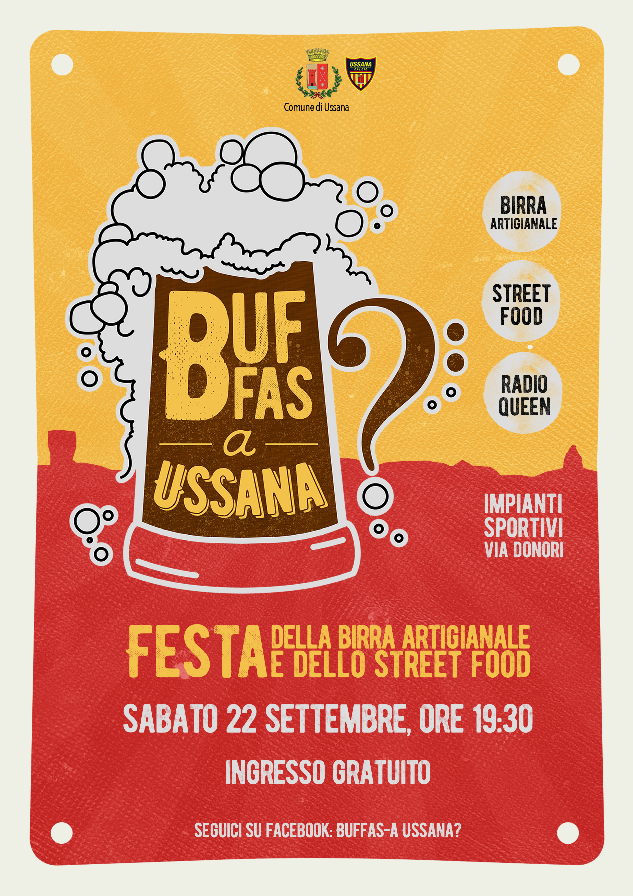 Birra artigianale e Street Food: arriva “Buffas a Ussana”