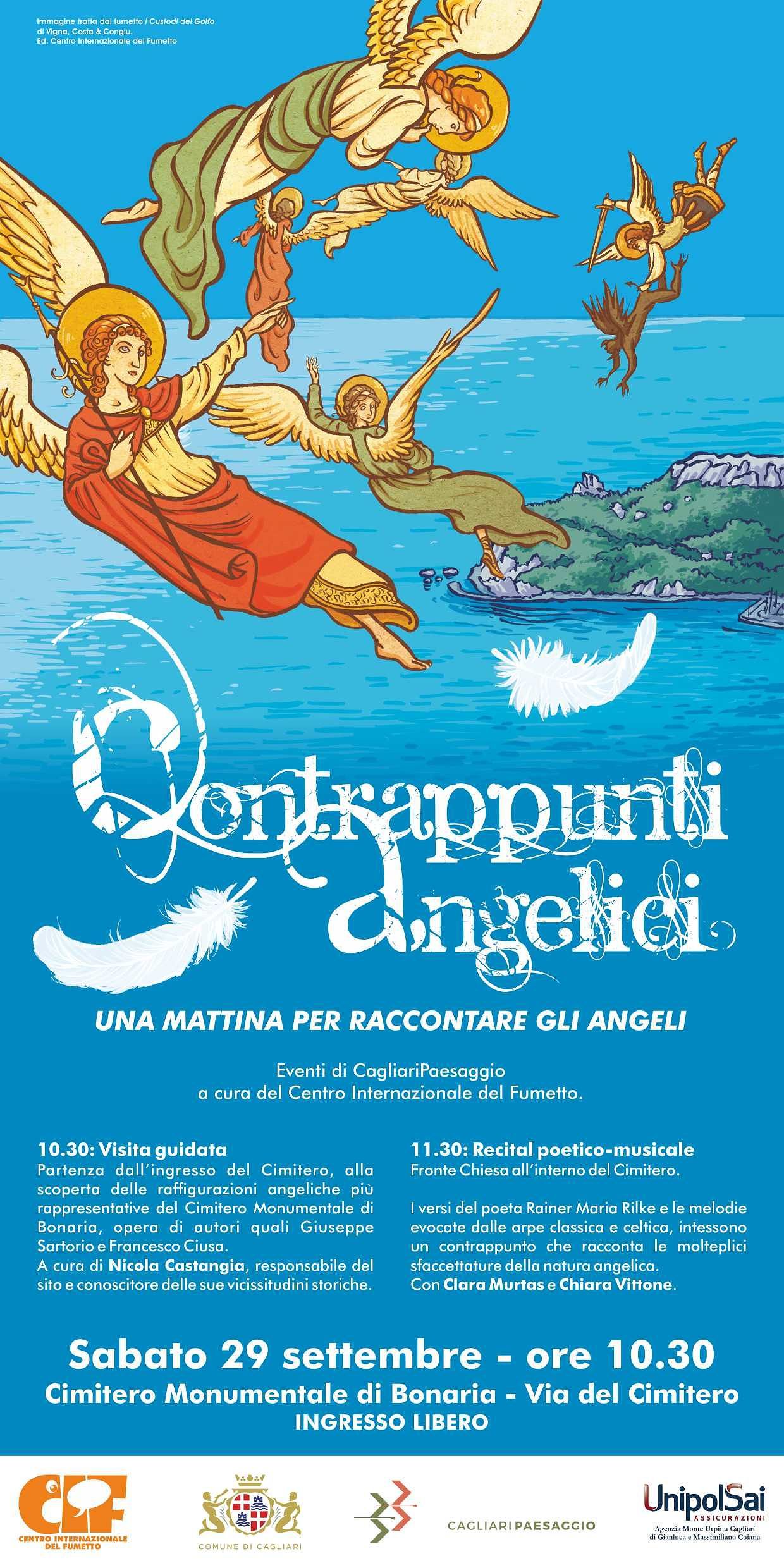 Contrappunti Angelici, l’evento di Cagliari Paesaggio realizzato dal Centro Internazionale del Fumetto