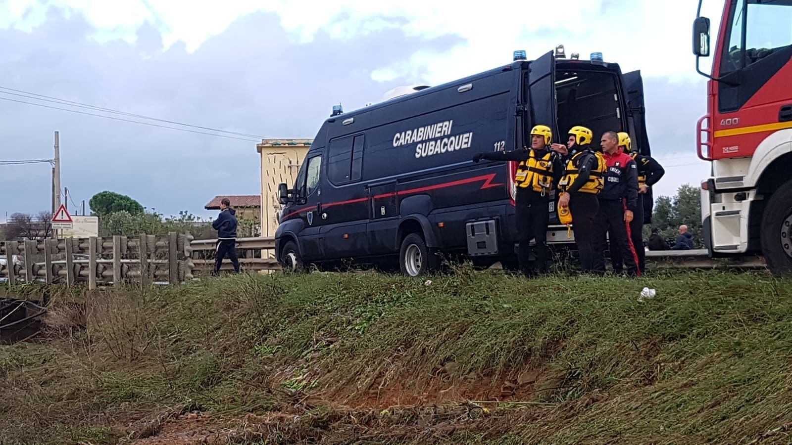 Maltempo, una donna dispersa nelle campagne di Assemini: ricerche non stop
