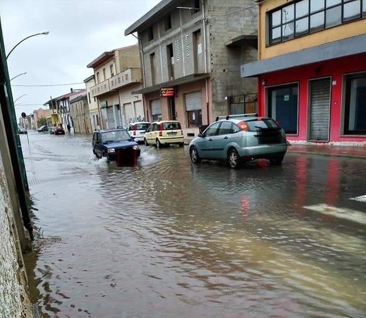 Serramanna, allagamenti e disagi in via Rinascita