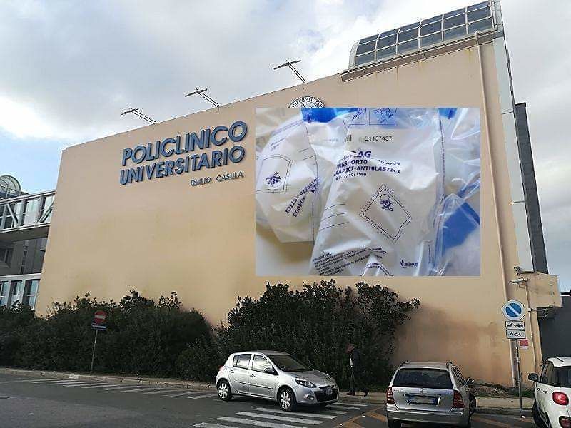 Monserrato, caos al Policlinico: “Farmaci tossici lasciati all’aria tra le corsie di Oncologia”