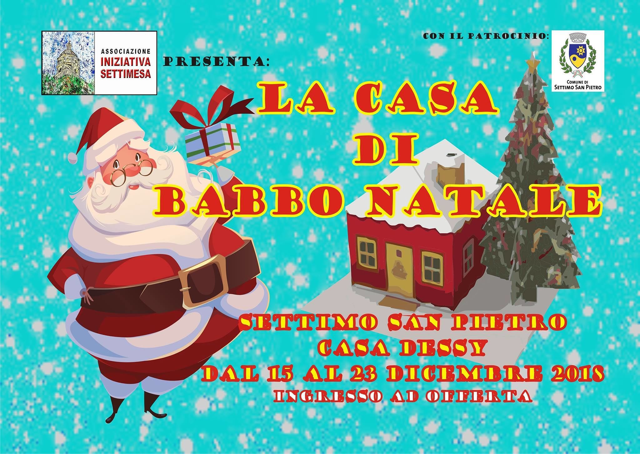 Natale Settimese, arriva la casa di Babbo Natale per la gioia di tutti i bambini