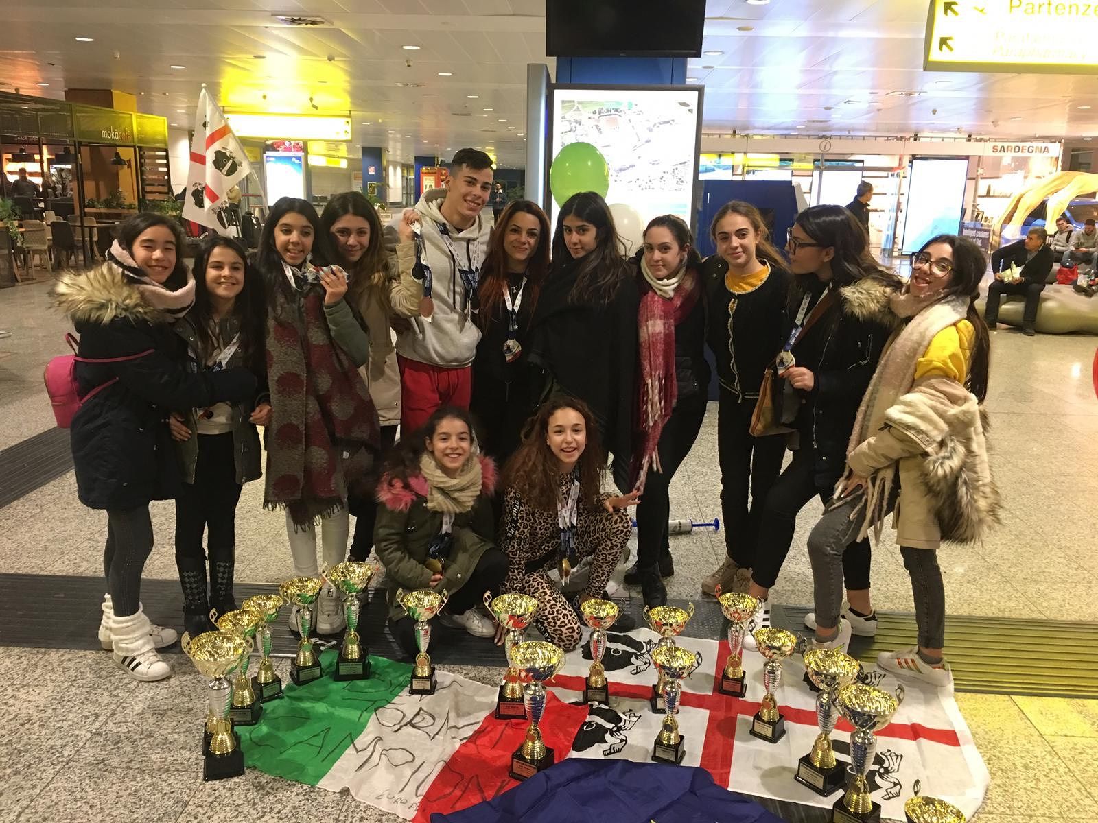 Campionati di danza in Polonia, un successo per i giovani atleti sardi