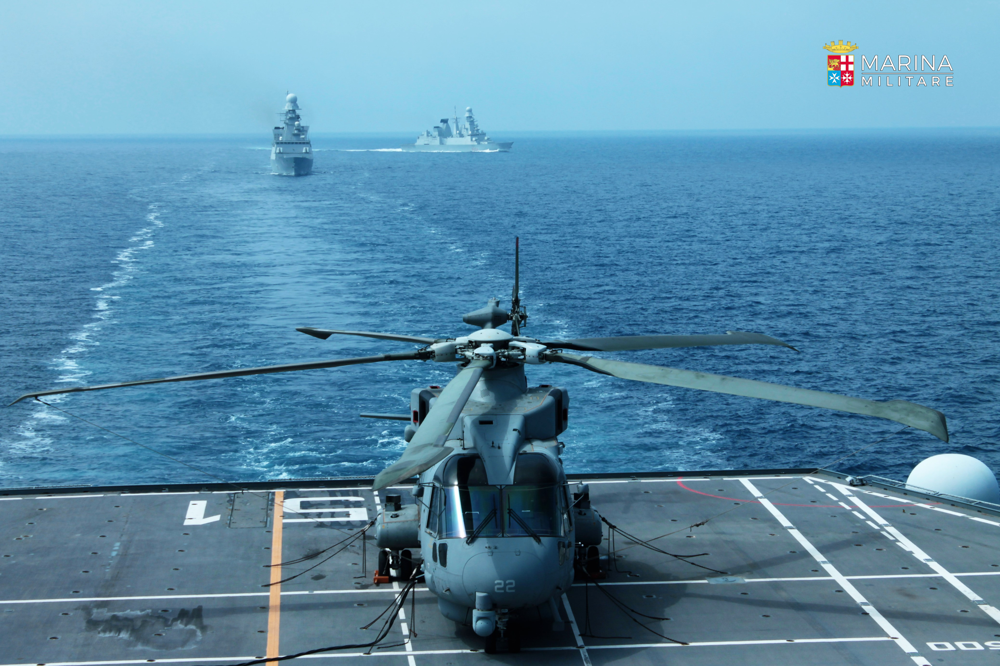 Marina Militare, iniziata l’esercitazione Mare Aperto 2019