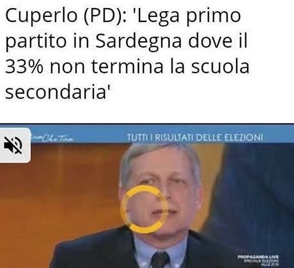 Cuperlo, Pd: “Lega primo partito in Sardegna dove il 33 % non finisce la scuola”