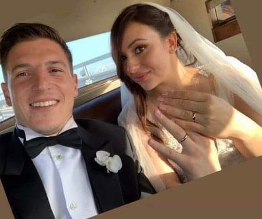 Cagliari, il sì romantico di Cragno e Silvia: il portiere rossoblù si è sposato a Bonaria