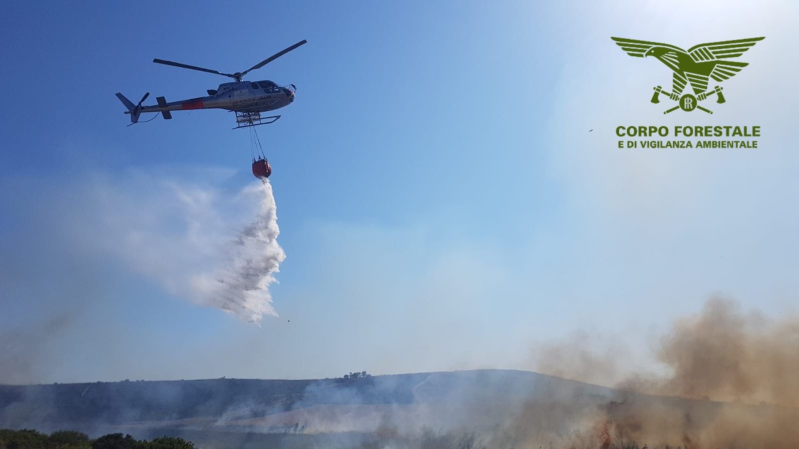 Fiamme anche a Bonorva, due elicotteri hanno raggiunto Monte Cujaru