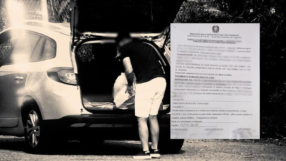 Cagliari, Truzzu: “Caddozzo dei rifiuti ‘cassato’, pubblico la foto perchè mi sono rotto le pa***”