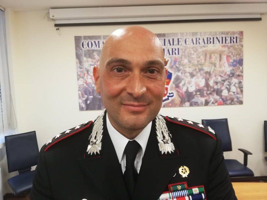 Cagliari, ecco il nuovo comandante provinciale dei carabinieri: Cesario Totaro, 47enne di Bari