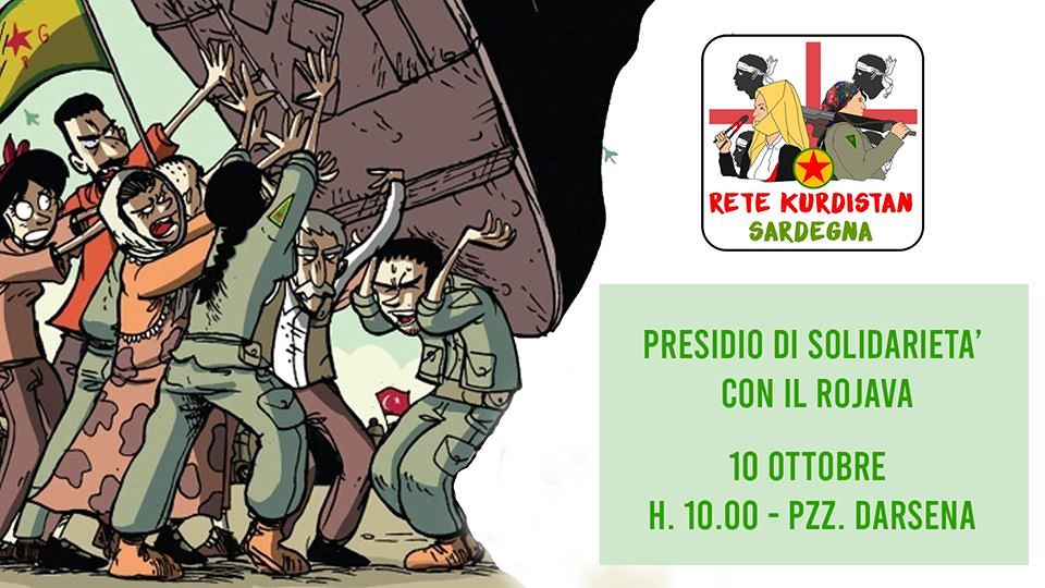 La Turchia attacca i curdi in Siria: presidio di solidarietà anche a Cagliari