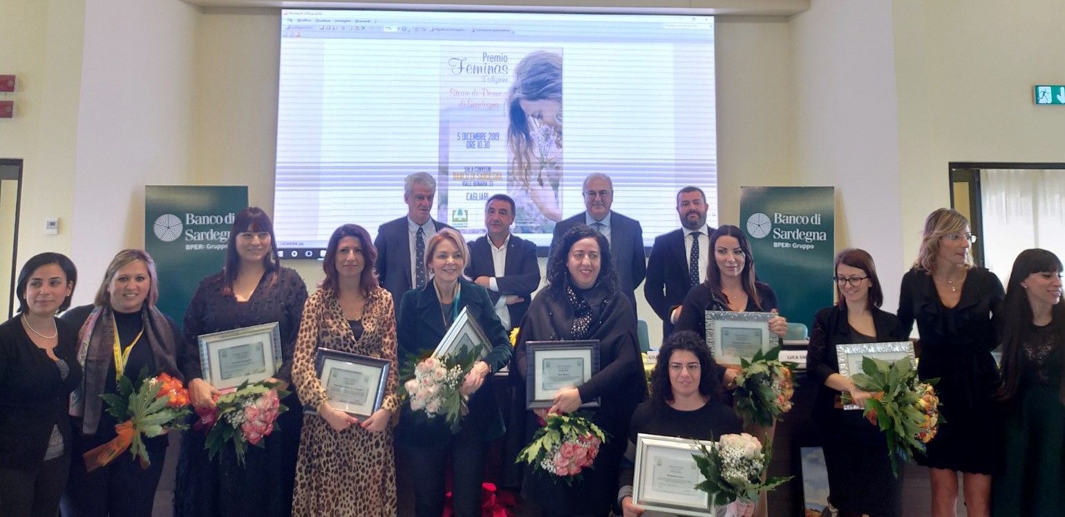 Donne sarde che si sono distinte nel lavoro: sono sette le vincitrici del premio Fèminas 2019
