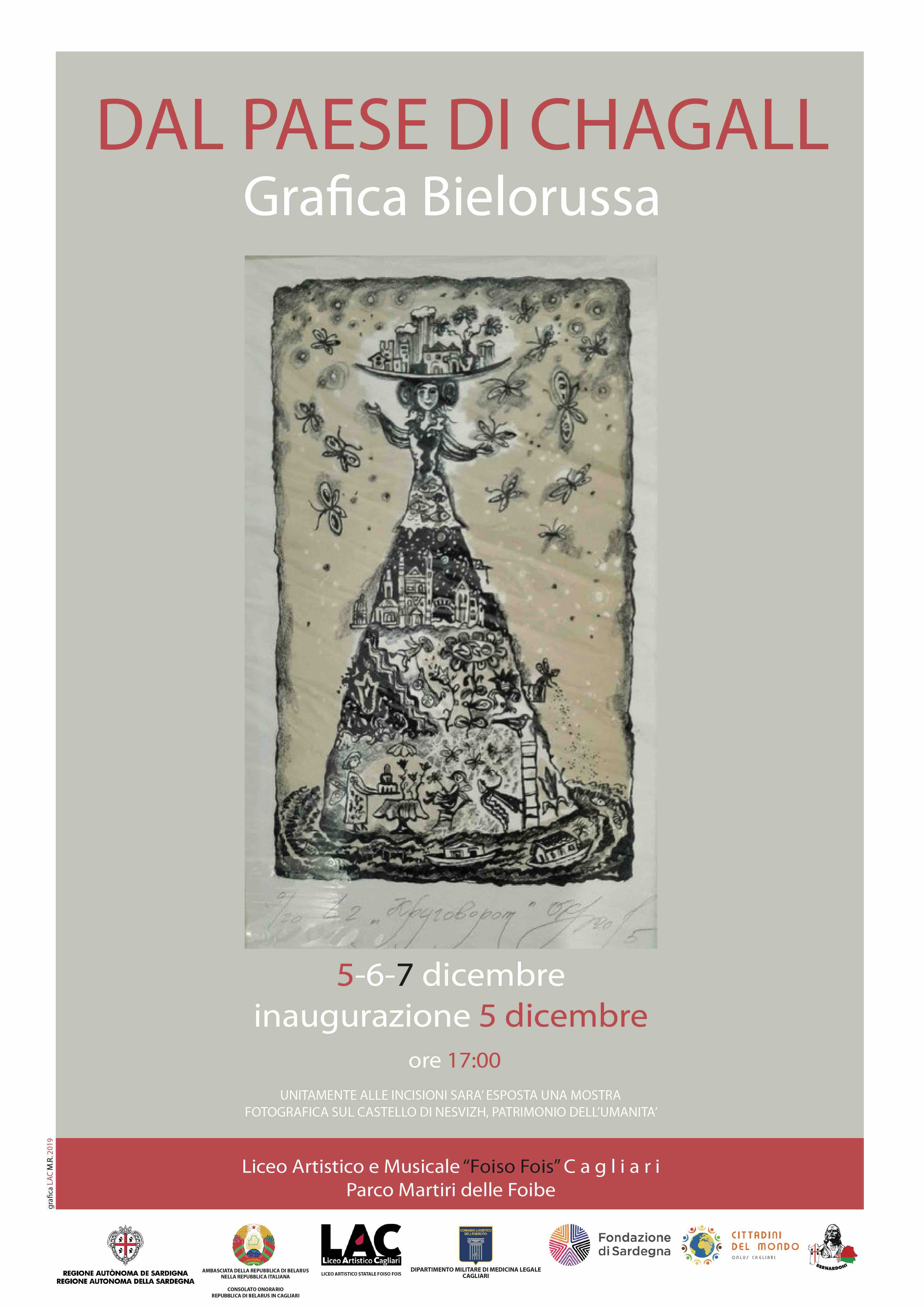Mostra di grafica bielorussa “Il Dialogo delle Civiltà” al Liceo Artistico e Musicale