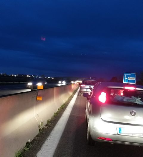 Cagliari e hinterland, traffico paralizzato dai lavori in corso: “Grazie, 22 km in un’ora e venti….”
