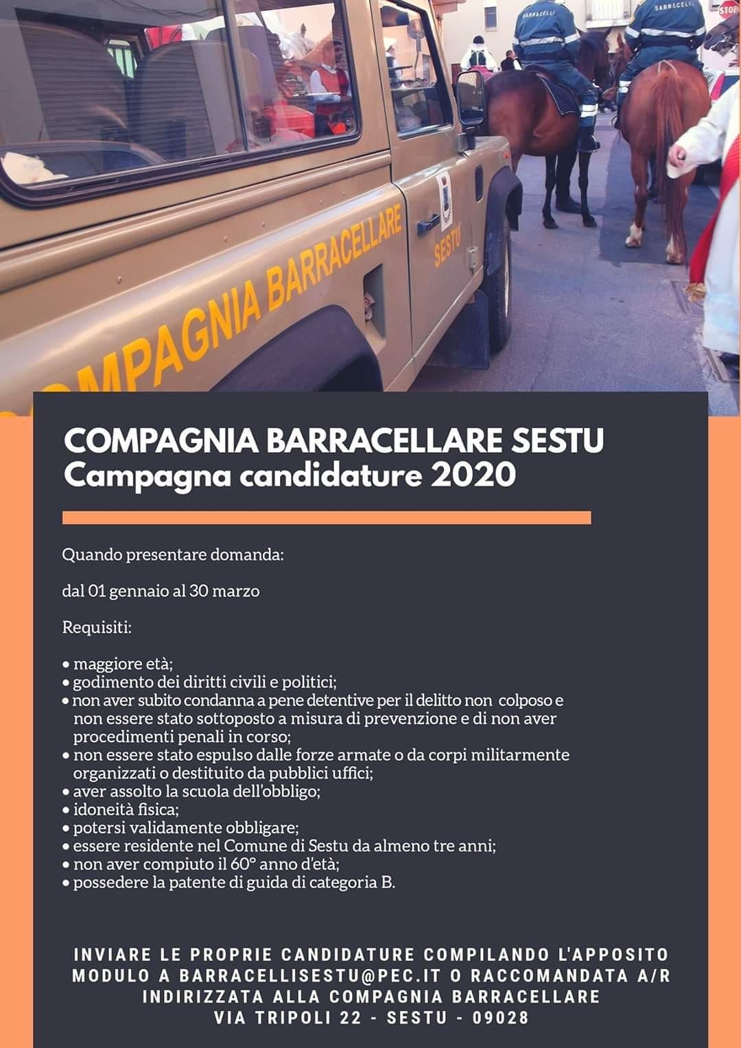 Sestu, via alle candidature per entrare a far parte della Compagnia Barracellare