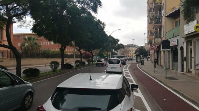 Cagliari, piste e traffico in via Liguria: in arrivo 2 rotatorie in piazza Kennedy e via Campania