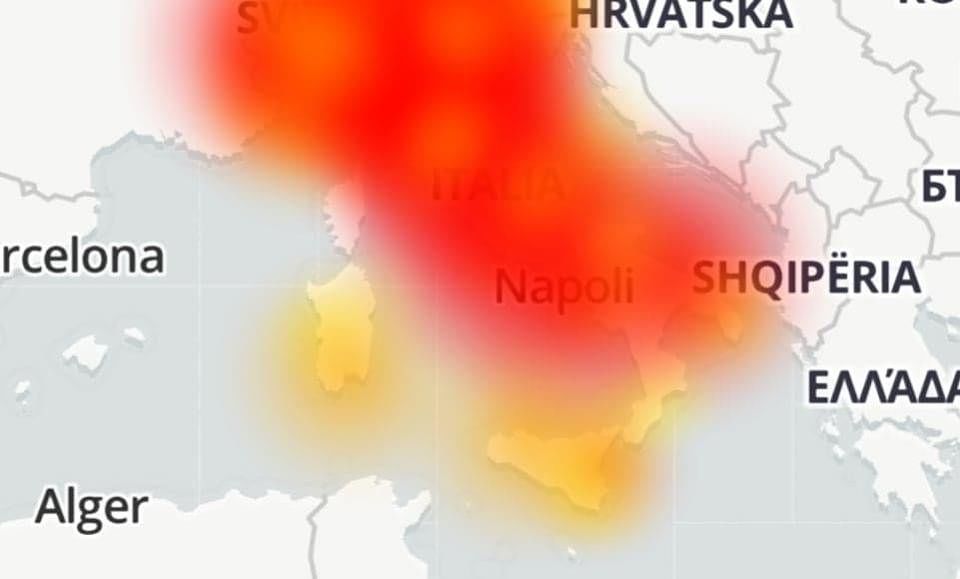 Rete WindTre in down, nessuna connessione internet anche a Cagliari e in Sardegna