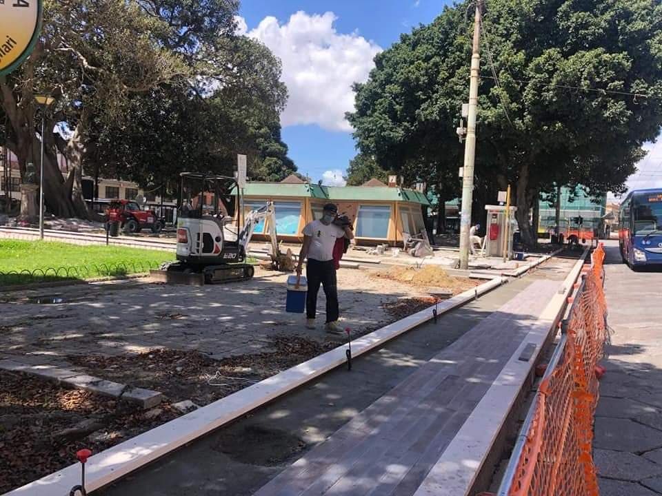 Cagliari, la nuova piazza Matteotti pronta entro giugno: “Addio a uno dei simboli del degrado”