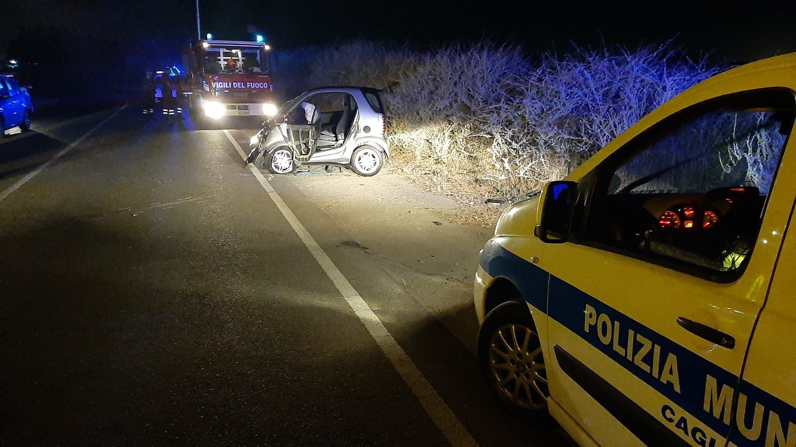 Scontro frontale a Cagliari, grave un 43enne quartese: ricoverato in codice rosso