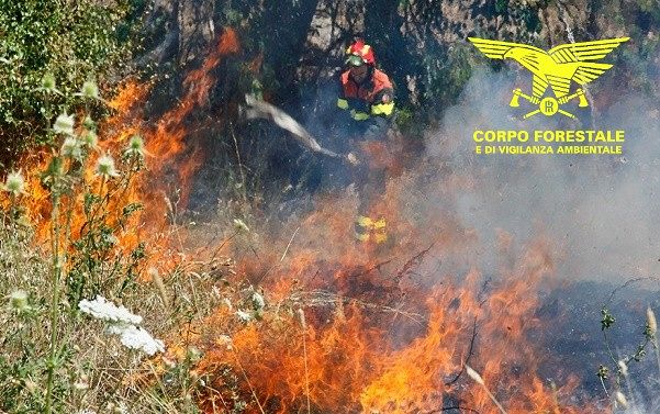 Nuovi incendi nell’Isola, 2 elicotteri intervengono a Seui