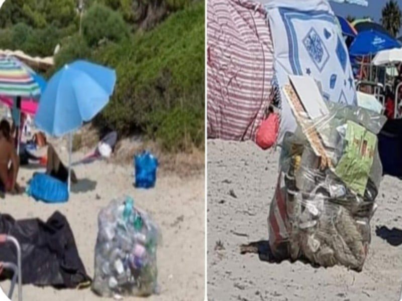 Torre delle Stelle e Putzu Idu, Ferragosto con le tracce dei cafoni: “Spiagge piene di rifiuti, uno schifo”