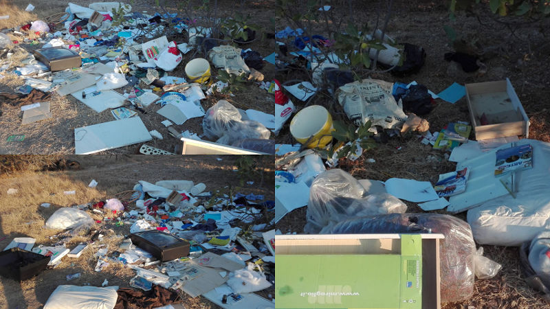 Monserrato, incastrati gli incivili dei rifiuti: dovranno ripulire a loro spese e pagare una maxi multa