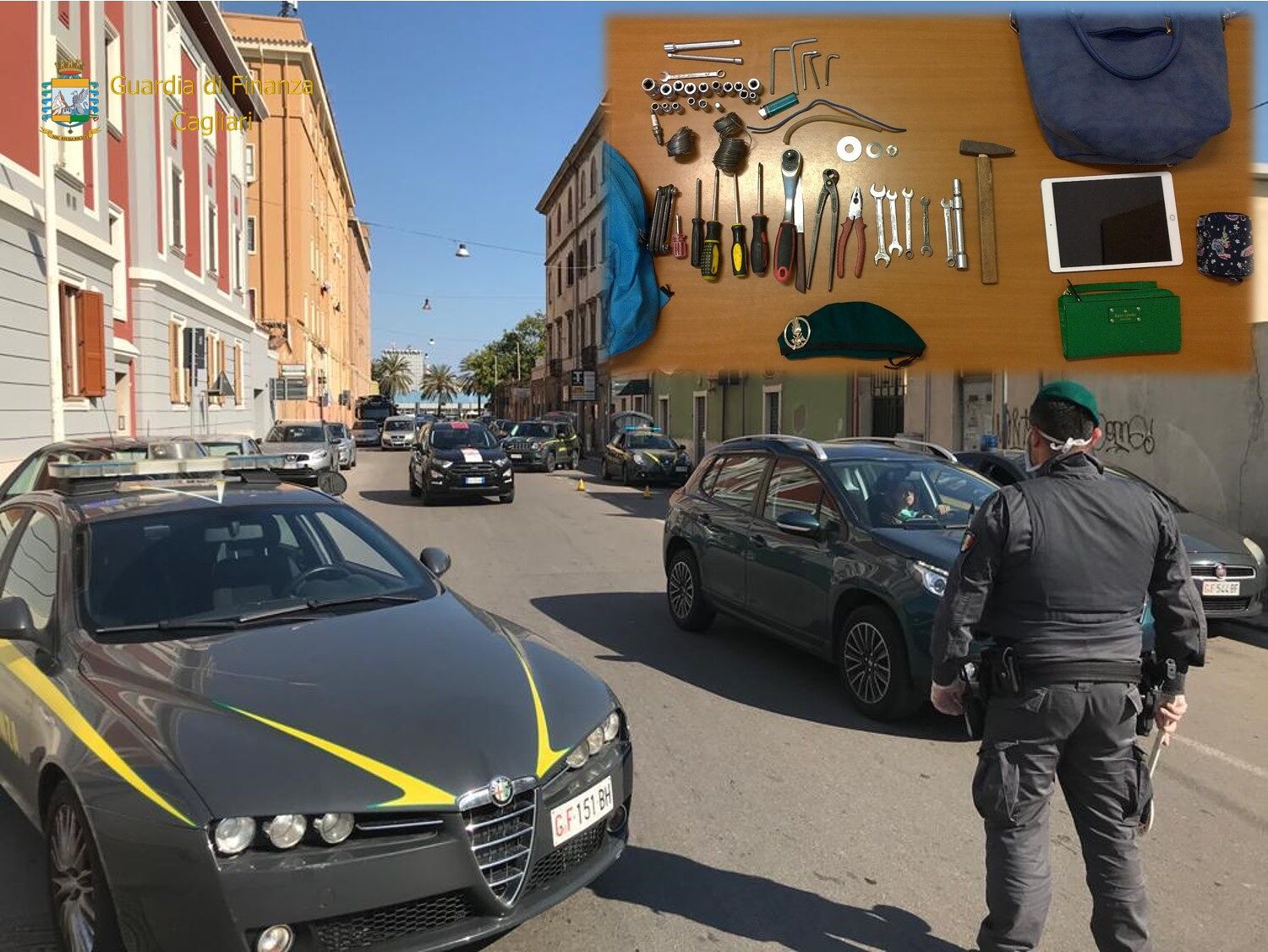 Cagliari, blitz dei Baschi Verdi: 5 multe per le mascherine, 7 per il coprifuoco, ubriaco fermato con una borsa rubata