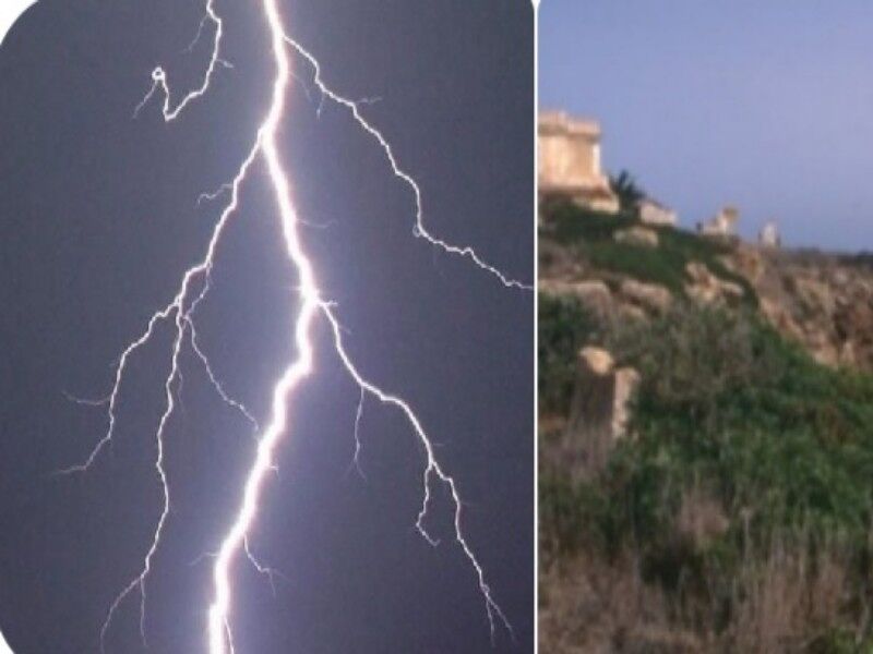 Colpito da un fulmine vicino a un faro, 20enne in codice rosso al Brotzu