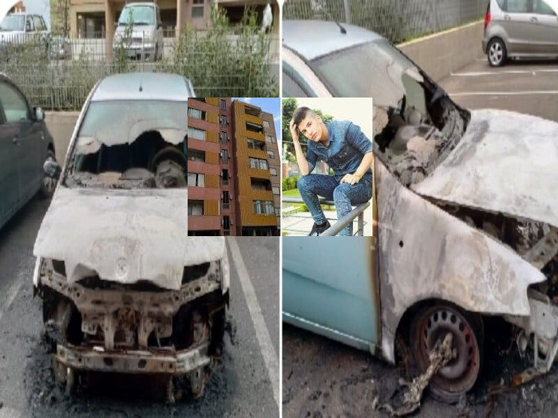 Giallo a Cagliari, “in fiamme due auto accanto al palazzo dove è morto Mattia Ennas”