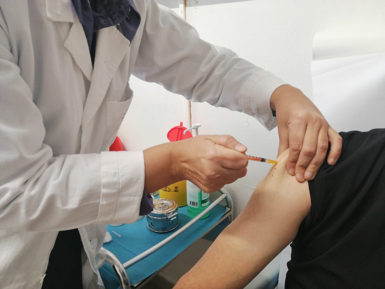 Sassari, somministrata la seconda dose di vaccino anti Covid-19