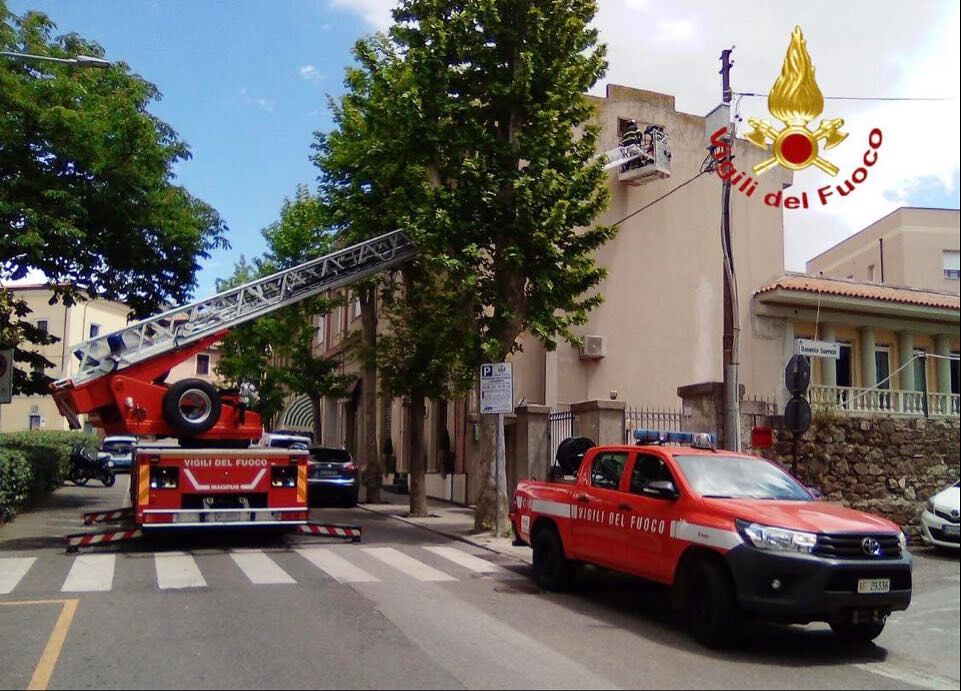 Nuoro, colombi intrappolati nel sottotetto di una casa: liberati dai vigili del fuoco