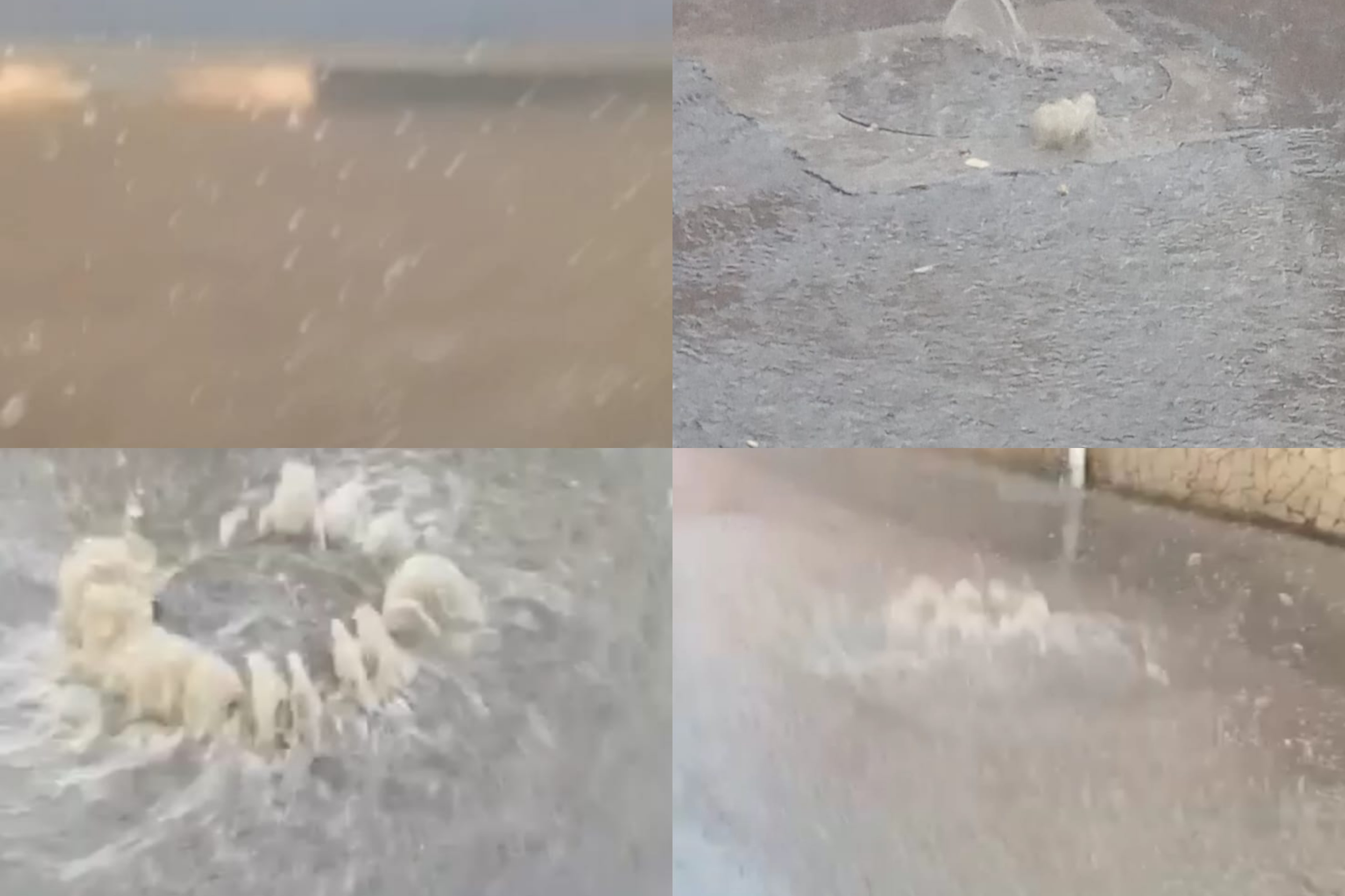 Assemini, “dopo 10 minuti di pioggia strade allagate e fogne saltate”