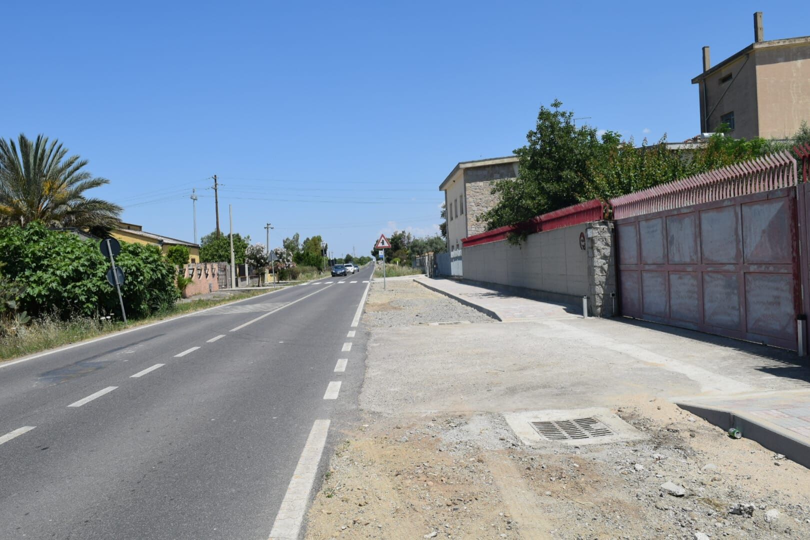 Villasor, residenti di via Matta in festa: dopo 30 anni ecco i marciapiedi