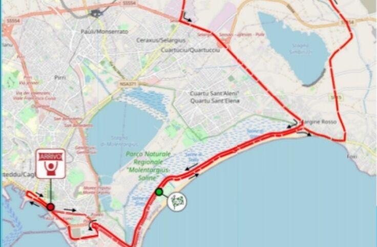 Gara ciclistica a Quartu, sabato lungomare off limits alle auto
